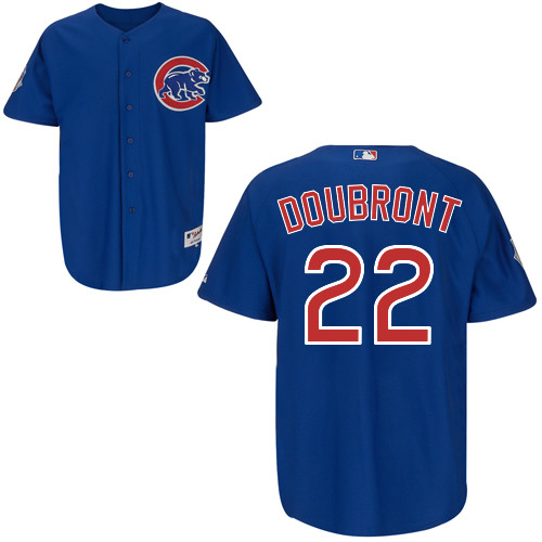 Felix Doubront #22 mlb Jersey-Chicago Cubs Women's Authentic Alternate 2 Blue Baseball Jersey